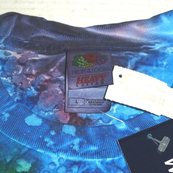 VTG Fruit of the Loom Tie Dye Peace Rainbow San Francisco T-Shirt Size: Large - Picture 7 of 7
